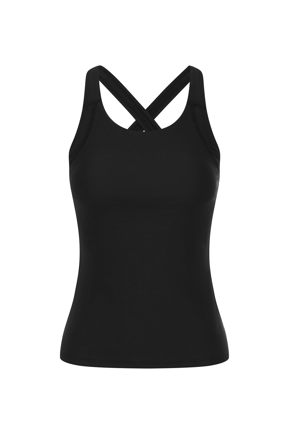 Black Candelo Active Wear Sports Bra Tank Top