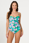 Peonies Jacinta Bandeau One Piece Swimsuit - Final Sale