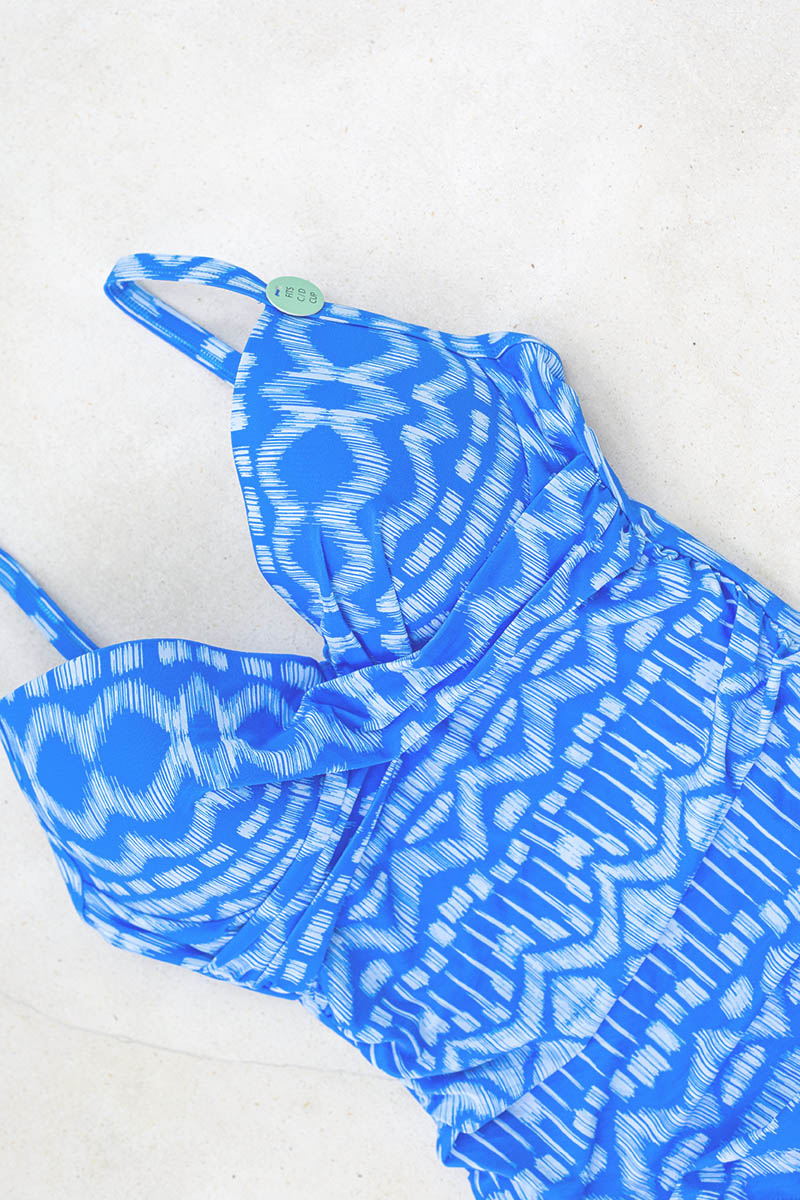 Esperance Blue Isla C / D Cup Underwire One Piece Swimsuit