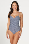 Sorrento Stripe Isla C / D Cup Underwire One Piece Swimsuit