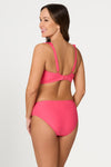 Pink Omega Texture Louise Bikini Bottom- Final Sale