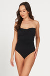 Black Must Haves Colette Bandeau One Piece Swimsuit