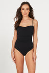 Black Must Haves Colette Bandeau One Piece Swimsuit