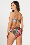 Black Hot Tropics Brigitte Bikini Bottom - Final Sale