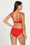 Red Must Haves Louise Cross Over Bikini Top - Final Sale