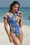 Mango Tango Geneva Frill Sleeve Sun Safe One Piece