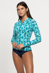Celestial Waters Yolanda Longsleeve Full Zip Sun Top