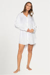 White Black Cassandra Bronte Beach Shirt