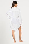 White Black Cassandra Bronte Beach Shirt