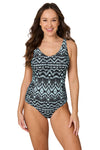 Esperance Black Evelyn DD/E Cup One Piece Swimsuit - Nip Tuck Swim US