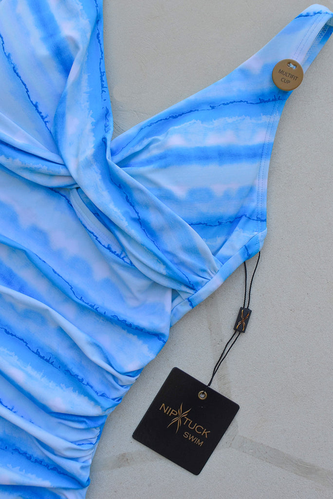 Blue Line Dyed Louise One Piece Swimsuit - Final Sale - Nip Tuck Swim US