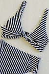 Black Xylophone Stripe Connie High Waist Bikini - Nip Tuck Swim US