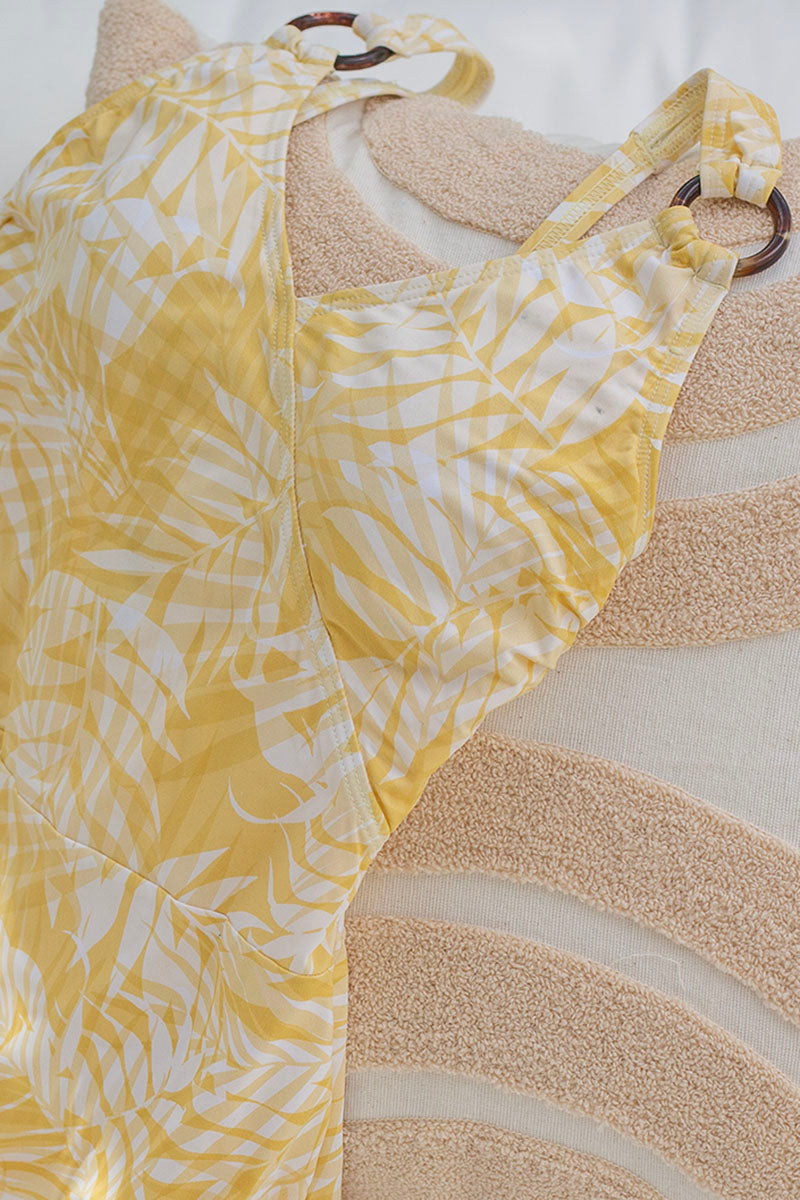 Venetian Palms Jean One Piece Swimsuit - Final Sale - Nip Tuck Swim US