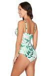 Green Oasis Isla C / D Cup Underwire One Piece Swimsuit - Final Sale - Nip Tuck Swim US