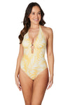 Venetian Palms Lorna One Piece Swimsuit - Final Sale - Nip Tuck Swim US