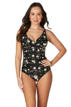 Vine and Dine Louise Floral One Piece Swimsuit - Final Sale - Nip Tuck Swim US