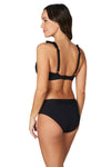 Black Theta Texture Eva Tummy Control Bikini Set Swimsuit - Final Sale - Nip Tuck Swim US